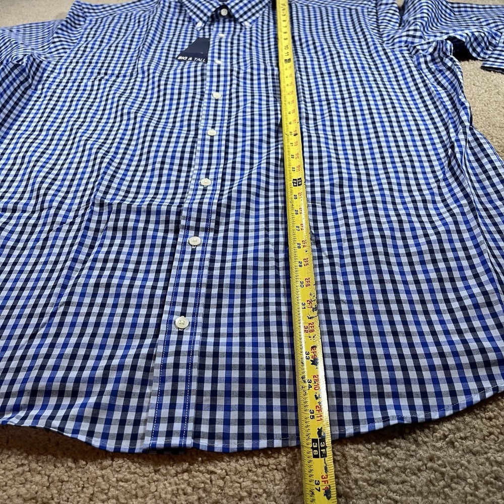 Big & Tall 2XL Saddlebred Button Up Long Sleeve Men Shirt NWT Easy Care LOT OF 2 - Picture 6 of 16